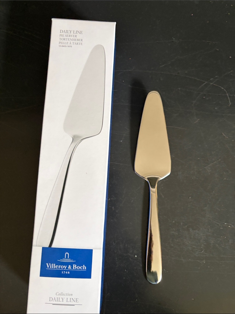 Villeroy & Boch Daily Line Stainless Steel Pie Server - Polished Silver NIB